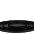 COASTER WILD BLACK TRAY METAL 26X2CM