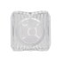MILLE CLEAR VASE HOUSE 13X13X22CM NM