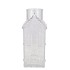 MILLE CLEAR VASE HOUSE 13X13X30CM NM