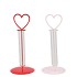 XELLY RED/PINK METAL RACK HEART VASE ASS 10X10X24