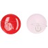 XELLY RED/PINK METAL RACK HEART VASE ASS 10X10X24