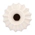 DUNJA WHITE VASE 13X13X32CM NM