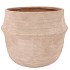 LISBOA CREAM POT EDGE 35X35X32CM NM