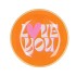 PLATE ROUND LOVE YOU 18X18X2CM