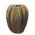 DION BROWN VASE STRUCTURE 20X20X23CM