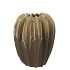 DION BROWN VASE STRUCTURE 17X17X18CM