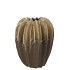 DION BROWN VASE STRUCTURE 14X14X15CM