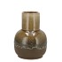 DION BROWN VASE LONG NECK 11X11X15CM