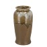 DION BROWN VASE LONG 10X10X18CM