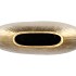 SIFAN GOLD VASE OVAL 41X16X39CM