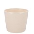 CERAMIC BEIGE STONE POT 11CM