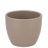 CERAMIC TAUPE MATT POT 10X8,5CM