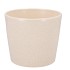 CERAMIC BEIGE STONE POT 15CM