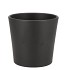 CERAMIC ANTHRACITE MATT POT ORCHID 14X12,5CM