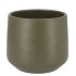 CERAMIC CAPERS GREEN MATT POT BERLIN 18X15,5CM