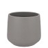 CERAMIC GREY STRUCTURE POT BERLIN 16X14,5CM