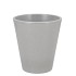 CERAMIC GREY STRUCTURE POT ORCHID 14X12,5CM