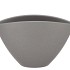 CERAMIC GREY STRUCTURE POT ORCHID 28X17CM