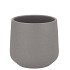 CERAMIC GREY STRUCTURE POT ORCHID BERLIN 14X13,5CM