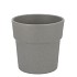 CERAMIC GREY STRUCTURE POT ORCHID EDGE 13X12,5CM