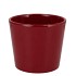 CERAMIC WINE RED SHINY POT 15X13,5CM