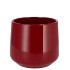 CERAMIC WINE RED SHINY POT BERLIN 13X11,5CM