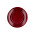 CERAMIC WINE RED SHINY POT ORCHID 14X12,5CM