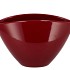 CERAMIC WINE RED SHINY POT ORCHID 28X17CM