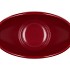 CERAMIC WINE RED SHINY POT ORCHID 28X17CM