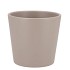 CERAMIC TAUPE MATT POT 13X12CM