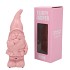 GNOME FLIRTY JASPER PINK W SOUND 11X10X27CM