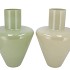 BEAU GREEN ARROW VASE ASS 29X29X40CM