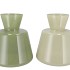BEAU GREEN CONE NECK VASE ASS 30X30X32CM
