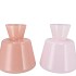 BEAU PINK CONE NECK VASE ASS 25X23CM
