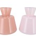 BEAU PINK CONE NECK VASE ASS 30X30X32CM