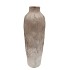 FLORENCE ANTIQUE BRONZE WHITE VASE LONG 21X21X64CM