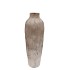 FLORENCE ANTIQUE BRONZE WHITE VASE LONG 16X16X48CM