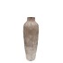 FLORENCE ANTIQUE BRONZE WHITE VASE LONG 12X12X35CM
