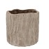 PORTO ANTIQUE GREY POT STRUCTURE 17X17X16CM