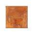 RUSTY RUST XMAS CANDLE HOLDER 14X14X30CM