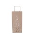 RUSTY SAND XMAS CANDLE HOLDER 14X14X30CM
