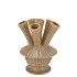 MAYSA GREEN VASE TUBES 13X13X19CM NM