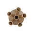 MAYSA GREEN VASE TUBES 13X13X19CM NM