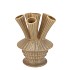 MAYSA GREEN VASE TUBES 16X16X23CM NM