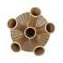 MAYSA GREEN VASE TUBES 21X21X28CM NM
