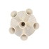 MAYSA OFFWHITE VASE TUBES 16X16X23CM NM