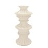 MAYSA OFFWHITE VASE TOWER 19X19X40CM NM