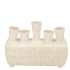 MAYSA OFFWHITE VASE RECTANGLE 20X9X16CM