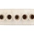 MAYSA OFFWHITE VASE RECTANGLE 26X11X19CM