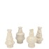 MAYSA OFFWHITE VASE PRETTY ASS 8X8X11CM
